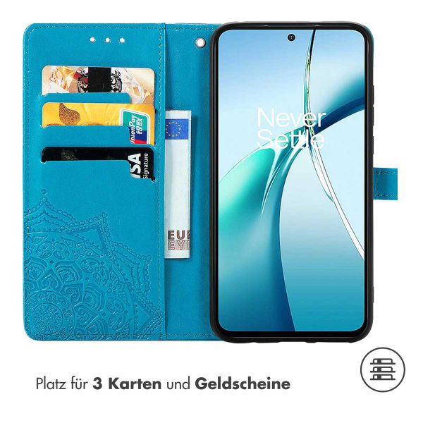 imoshion Mandala Klapphülle Motorola Moto G15 / G15 Power - Türkis