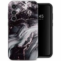 Selencia Vivid Tough Back Cover für das Samsung Galaxy A35 - Chic Marble Black