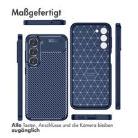 imoshion Carbon-Hülle für das Samsung Galaxy S23 - Blau