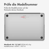 Accezz Magnetische Privacy Displayschutzfolie für MacBook Air 15 Zoll (2023) / Air 15 Zoll (2024) M3 chip - A2941 / A3114