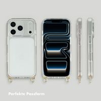 Selencia Backcover mit abnehmbaren Haken Apple iPhone 17 Pro - Transparent