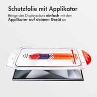Accezz Gehärteter Glas-Schutz + Applikator Samsung Galaxy S24 Ultra