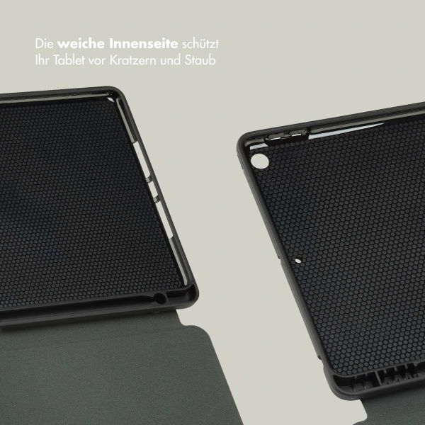 Selencia Vivid Klapphülle Apple iPad 9 (2021) 10.2 Zoll / iPad 8 (2020) 10.2 Zoll / iPad 7 (2019) 10.2 Zoll - Desert Waves Beige