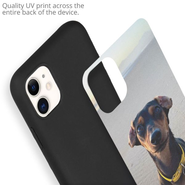 Gestalte deine eigene Apple iPhone 11 Gel Hülle - Schwarz