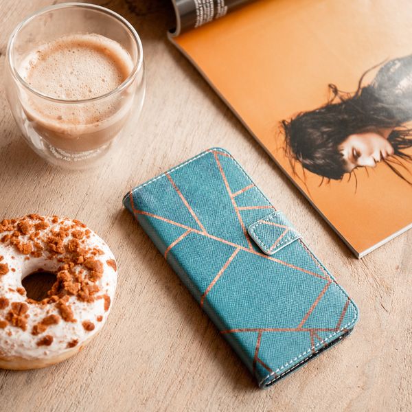 imoshion Design TPU Klapphülle Apple iPhone 13 Pro - Blue Graphic