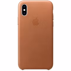 Apple Leder-Case Braun für das Apple iPhone Xs Max