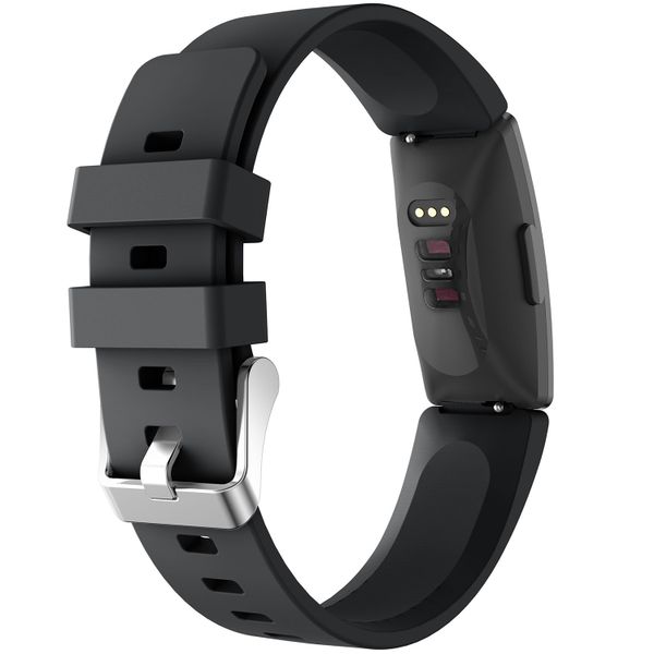 imoshion Silikonband für die Fitbit Inspire - Schwarz