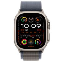 Apple Alpine Loop Band für die Apple Watch Series 1 bis 10 / SE / Ultra (2) (44/45/46/49 mm) - Größe M - Blau