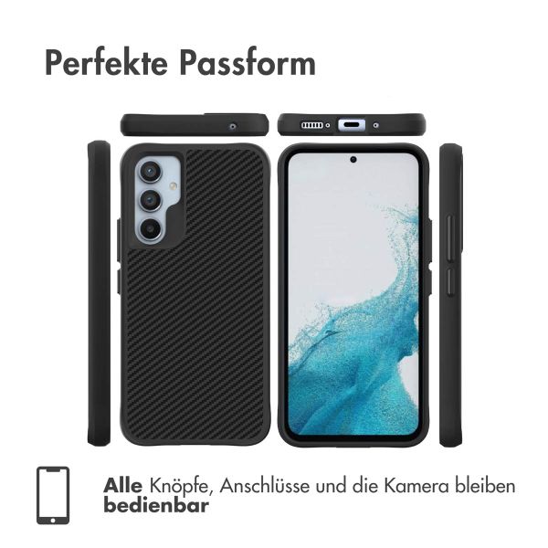 imoshion Rugged Hybrid Carbon Case für das Samsung Galaxy A54 (5G) - Schwarz