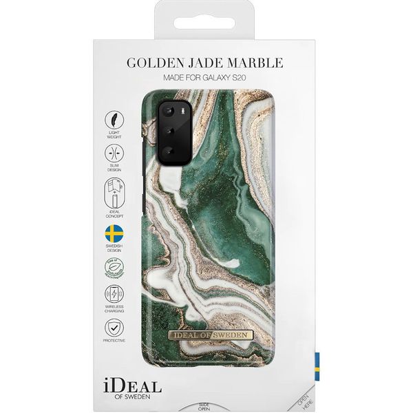 iDeal of Sweden Golden Jade Marble Fashion Back Case Samsung Galaxy S20