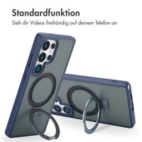 Accezz Ring Stand Backcover mit MagSafe Samsung Galaxy S25 Ultra - Blau