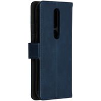 imoshion Luxuriöse Klapphülle Dunkelblau für Nokia 4.2