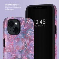 Selencia Vivid Rückabdeckung mit MagSafe Apple iPhone 14 - Fresh Paint Flower Orange