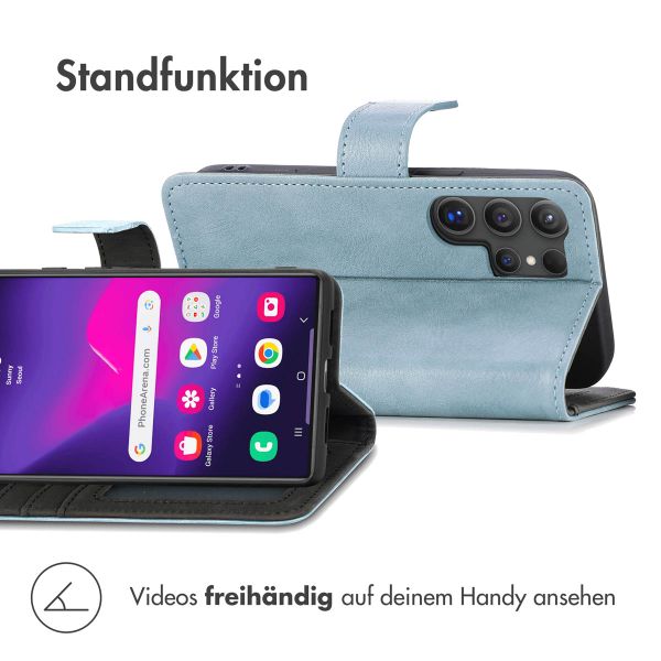 imoshion Luxuriöse Klapphülle Samsung Galaxy S24 Ultra - Hellblau