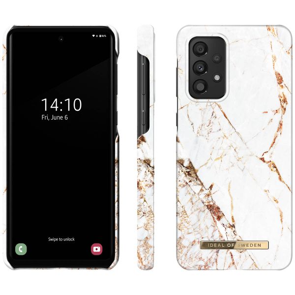 iDeal of Sweden Fashion Back Case Samsung Galaxy A33 - Carrara Gold