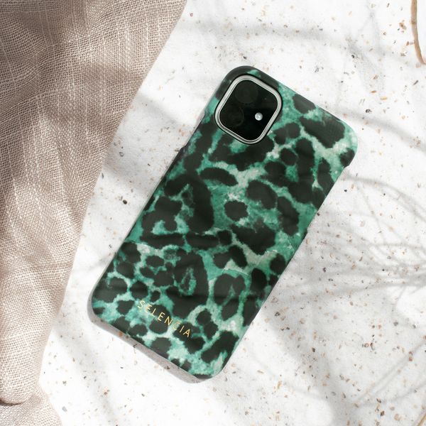 Selencia Maya Fashion Backcover Samsung Galaxy S20 - Green Panther