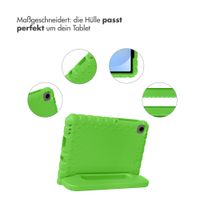 imoshion Schutzhülle mit Handgriff kindersicher Samsung Galaxy Tab A11 / A9 8.7 Zoll - Grün
