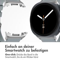 imoshion Flexibles Silikonarmband für das Samsung Galaxy Watch 8 (Classic) - 40 / 44 / 46mm - Grau
