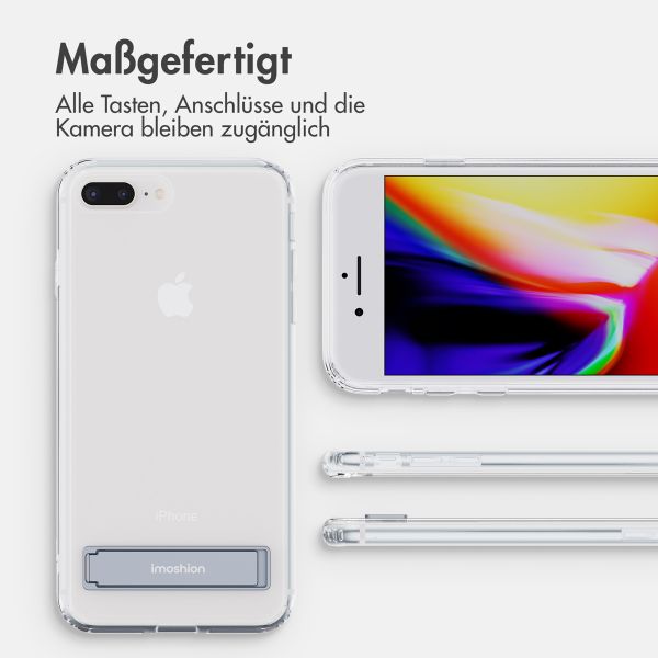 imoshion ﻿Back Cover mit Ständer für das iPhone 8 Plus / 7 Plus - Transparent