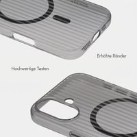 Accezz Lite Backcover mit MagSafe | Fluted | Apple iPhone 17 - Schwarz