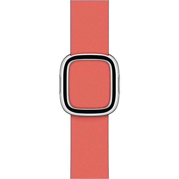 Apple Leather Band Modern Buckle für die Apple Watch Series 1 bis 9 / SE (38/40/41 mm) | Series 10 (42 mm) - Größe L - Rosa