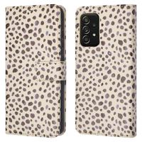 imoshion Design Klapphülle Samsung Galaxy A52(s) (5G/4G) - Black And White Dots