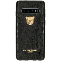 My Jewellery Tiger Softcase Backcover Samsung Galaxy S10 - Schwarz