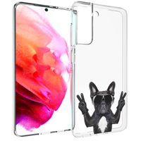 imoshion Design Hülle für das Samsung Galaxy S21 FE - Cool Bulldog