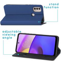 imoshion Slim Folio Klapphülle für das Motorola Moto E30 / E40 - Dunkelblau