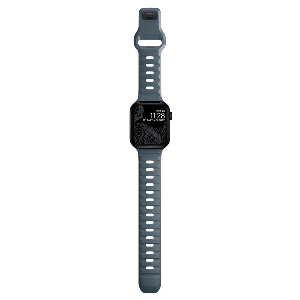 Nomad Sport Band FKM für die Apple Watch Series 1 bis 10 / SE / Ultra (2) (44/45/46/49 mm) - Marine Blue