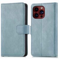 imoshion Luxuriöse Klapphülle für das Apple iPhone 15 Pro Max - Hellblau