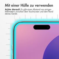 Accezz Displayschutz aus gehärtetem Glas für das Apple iPhone 16 Pro Max