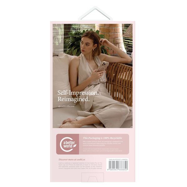 Coehl Lumino MagSafe Back Cover Apple iPhone 15 Pro Max - Sparking Silver