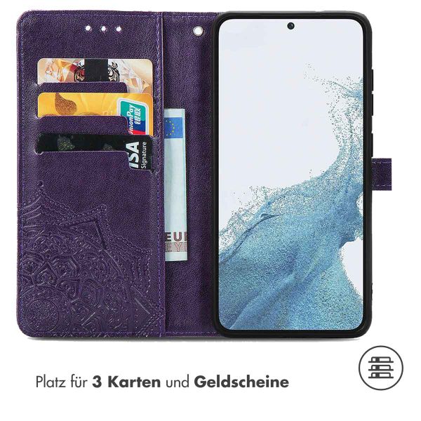 imoshion Mandala Klapphülle Samsung Galaxy S23 Plus - Violett