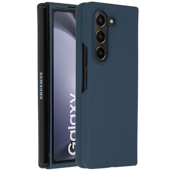 Accezz Liquid Silikoncase für das Samsung Galaxy Z Fold 5 - Dunkelblau