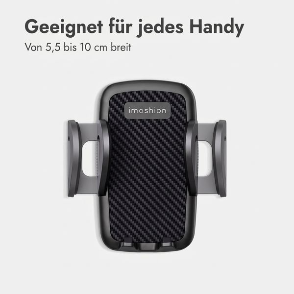 imoshion Handyhalterung für das Auto – Universell – Verstellbar - Lüftungsgitter - Schwarz