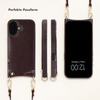 Selencia Nova HandyHülle mit Kordel und Kartenhalter Apple iPhone 17 - Checks