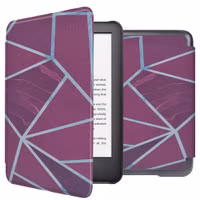 imoshion Design Slim Hard Case Klapphülle Amazon Kindle (2024) / Amazon Kindle (2022) 11th gen - Bordeaux Graphic