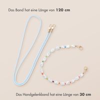 imoshion Farbige Handyketten Set mit Perlen – Hellblau