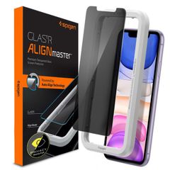 Spigen GLAStR Fit Displayschutzfolie 2er-Pack + Applicator Apple iPhone 11