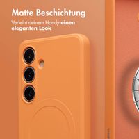 imoshion Color Back Cover mit MagSafe Samsung Galaxy S24 - Neon Orange