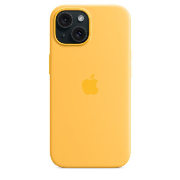 Apple Silikon-Case MagSafe Apple iPhone 15 - Sunshine