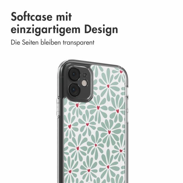 imoshion Design Hülle Apple iPhone 11 - Bloom Love Sage Green