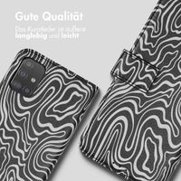 imoshion Design Klapphülle Samsung Galaxy A51 - Black And White
