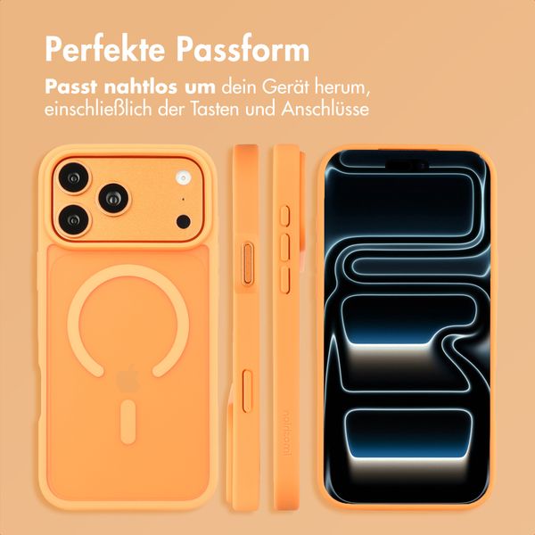 imoshion Color Guard Back Cover mit MagSafe Apple iPhone 17 Pro Max - Orange