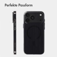 Accezz Lite Backcover mit MagSafe | Fluted | Apple iPhone 18 Pro Max / 17 Pro Max - Schwarz