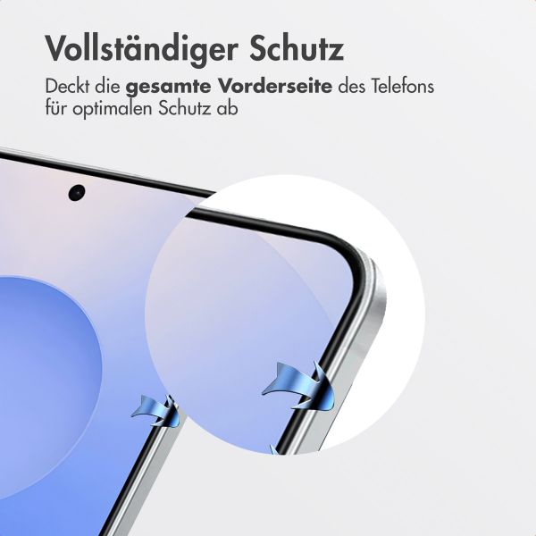 Accezz Gehärteter Glas-Schutz + Applikator Samsung Galaxy S24 / S25