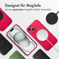 imoshion Color Back Cover mit MagSafe Apple iPhone 15 - Neon Pink