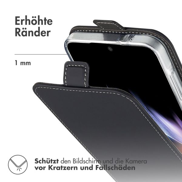 Accezz Flip Case für das Samsung Galaxy A56 - Schwarz