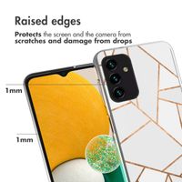 imoshion Design Hülle für das Samsung Galaxy A13 (5G) / A04s - White Graphic